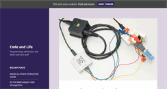 Desktop Screenshot of codeandlife.com